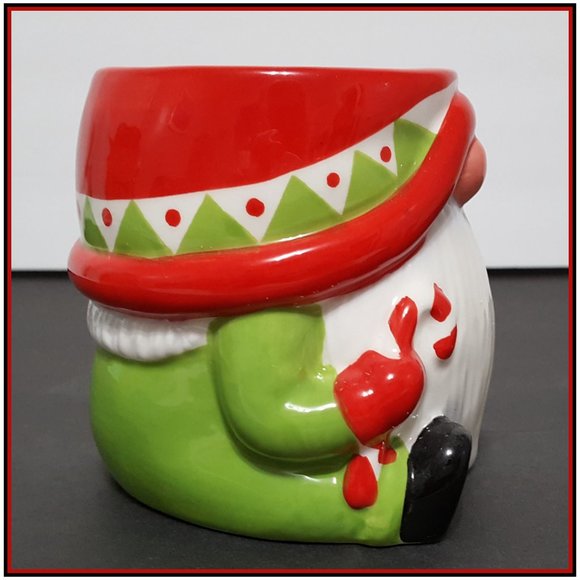 NEW Certified International  Holiday Magic Figural Gnome Mug 18 oz Earthenware - Picture 2 of 6